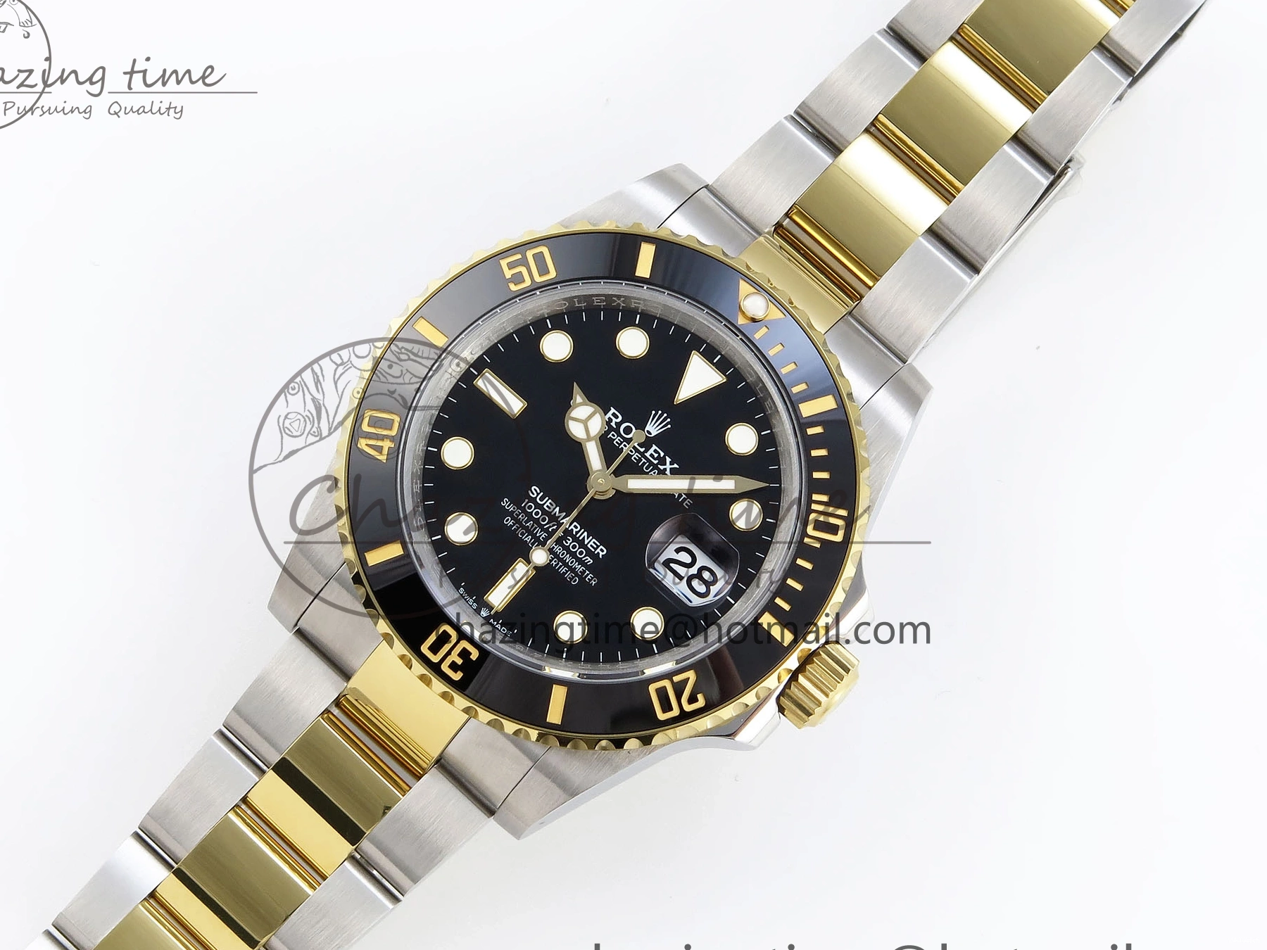 GMF EDITION LN BLACK 41MM STEEL VR3235 1:1 904L 126613 BEST SS SUBMARINER YG CERAMIC 0323